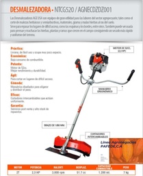 Desmalezadora marca AGe