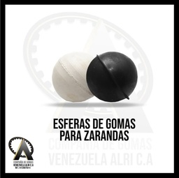Esferas de Gomas para Zarandas