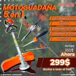 Motoguadaña multiusos marca AUTANA