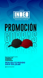 Promo gorras bordadas