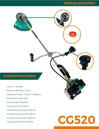 Desmalezadora 520cc