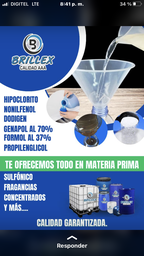 MATERIA PRIMA PARA PRODUCTOS DE LIMPIEZA
