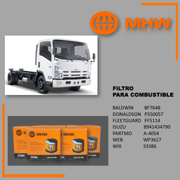 FILTRO DE COMBUSTIBLE 33386 MWH